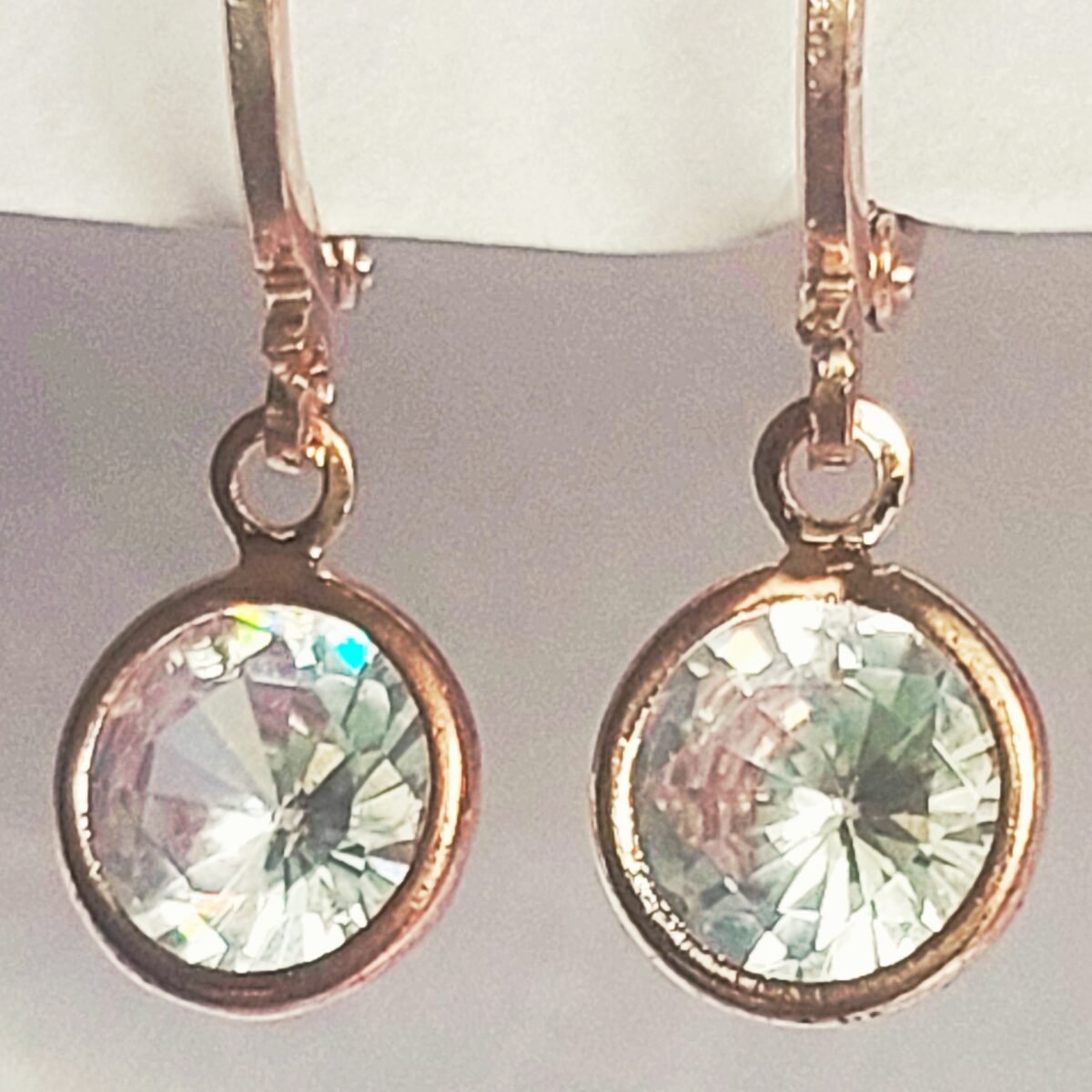 Crystal Hoop Earrings - Image 4
