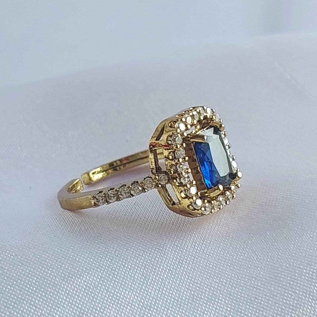 Matt Gold Finger Ring - Image 5