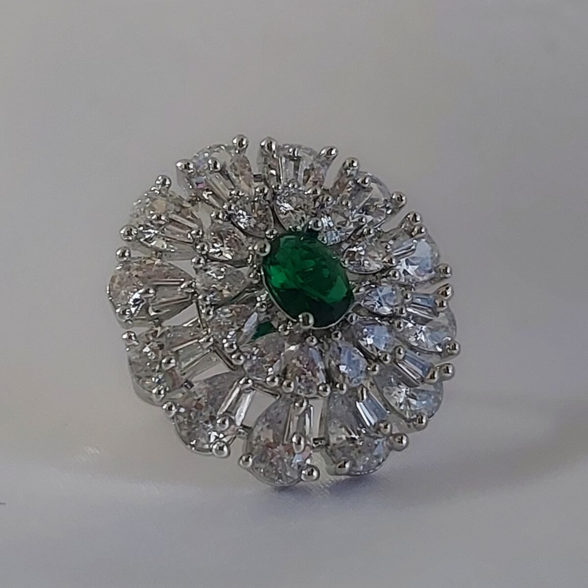 Double Layer Floral Ring - Image 1