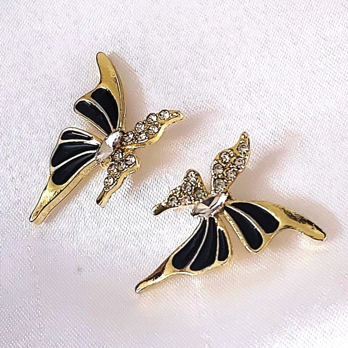 Black Butterfly Earrings - Image 1