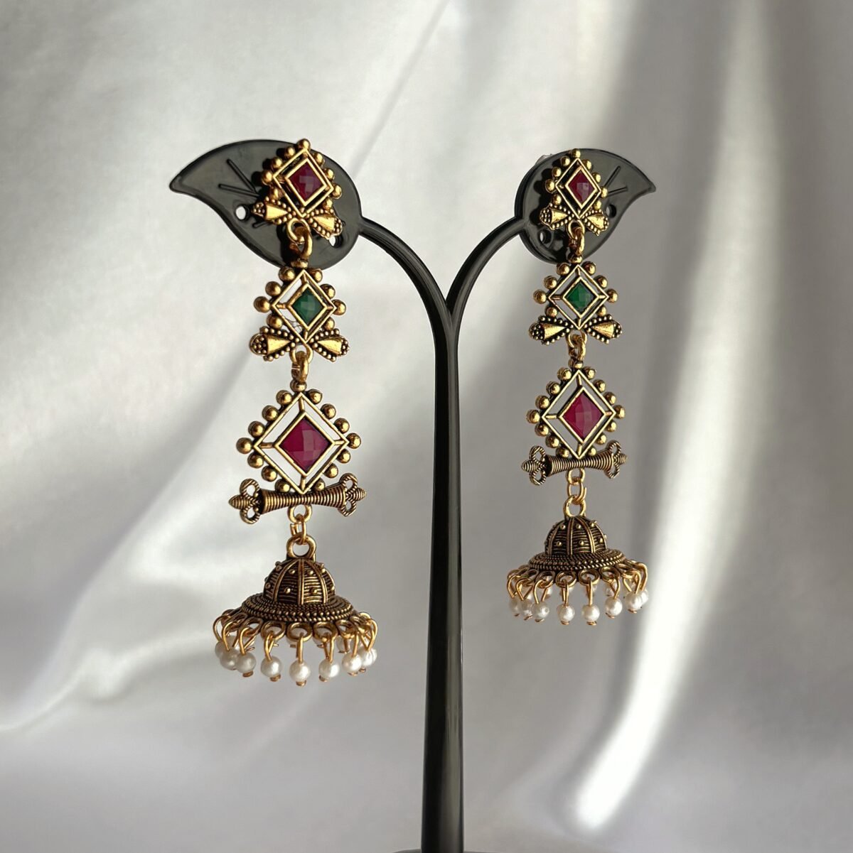 Shoulder Length Jhumka - Image 2
