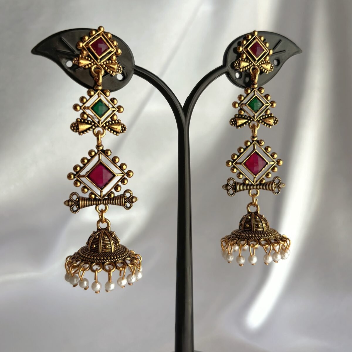 Shoulder Length Jhumka - Image 1