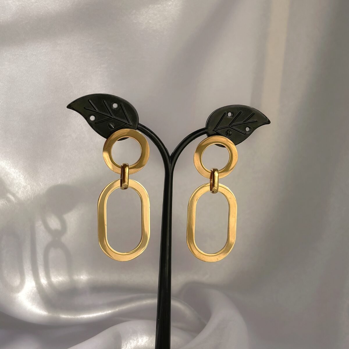 Duo Circles Earrings - Image 1