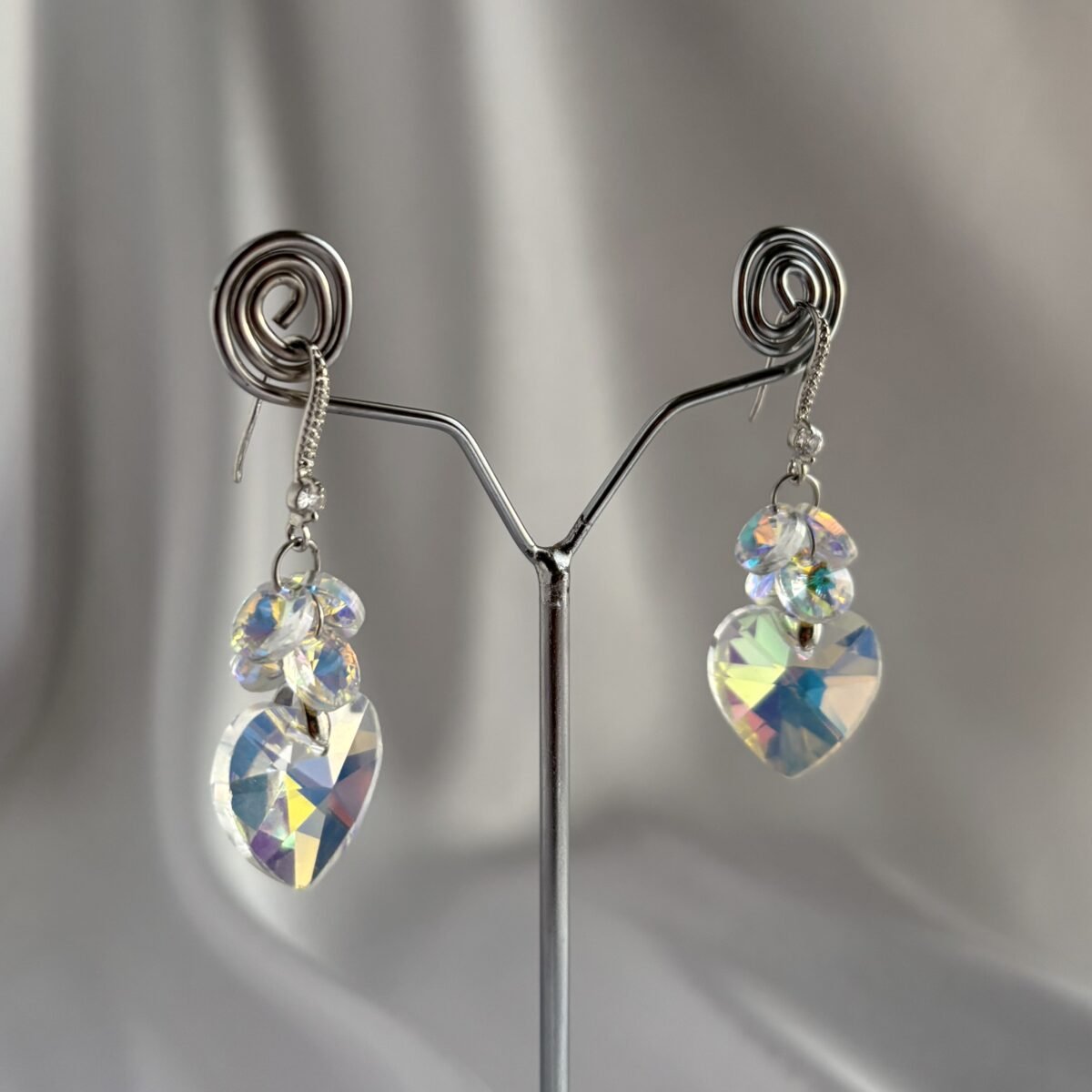 Heart Shaped Earrings - Image 2
