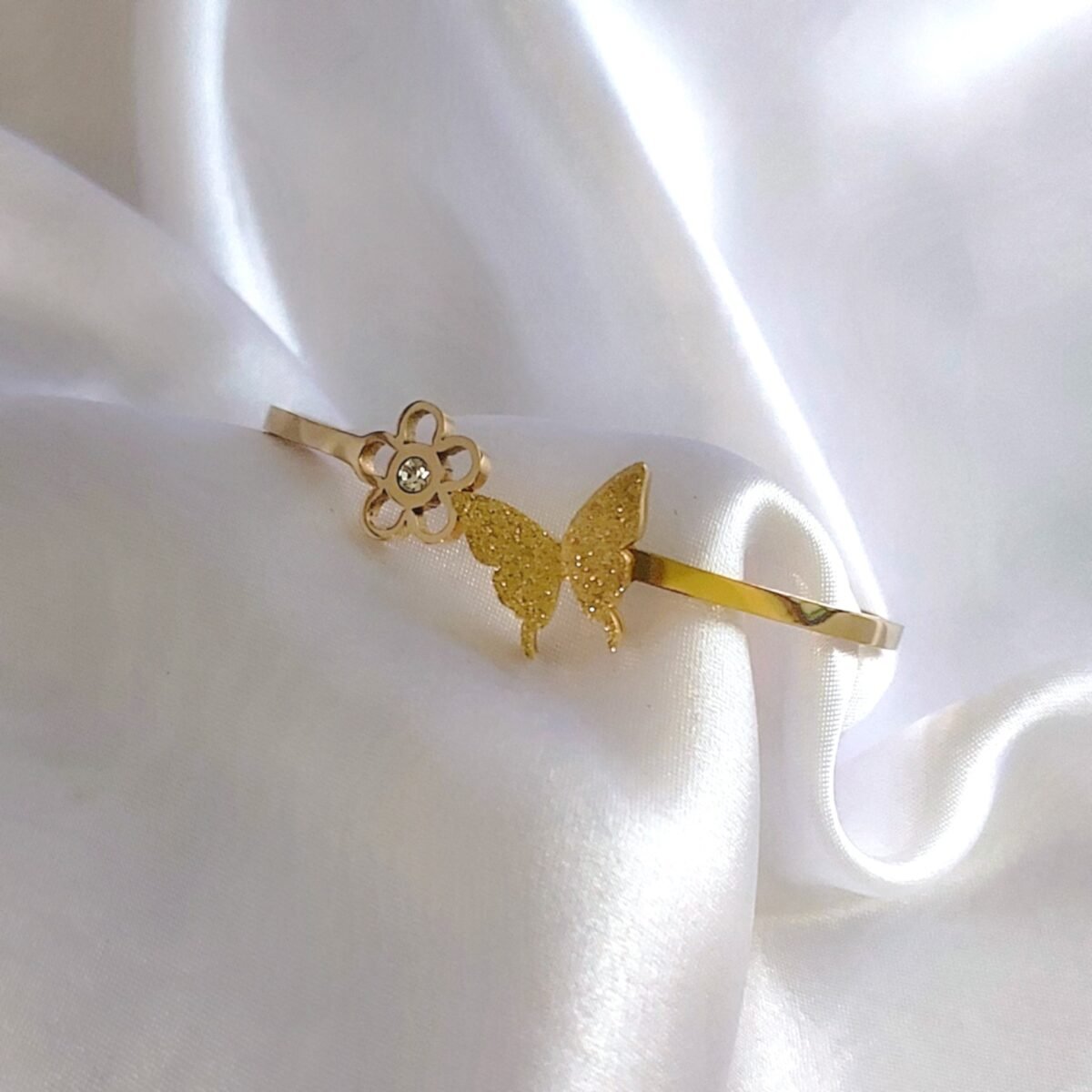 Blossom Butterfly Bangle - Image 2