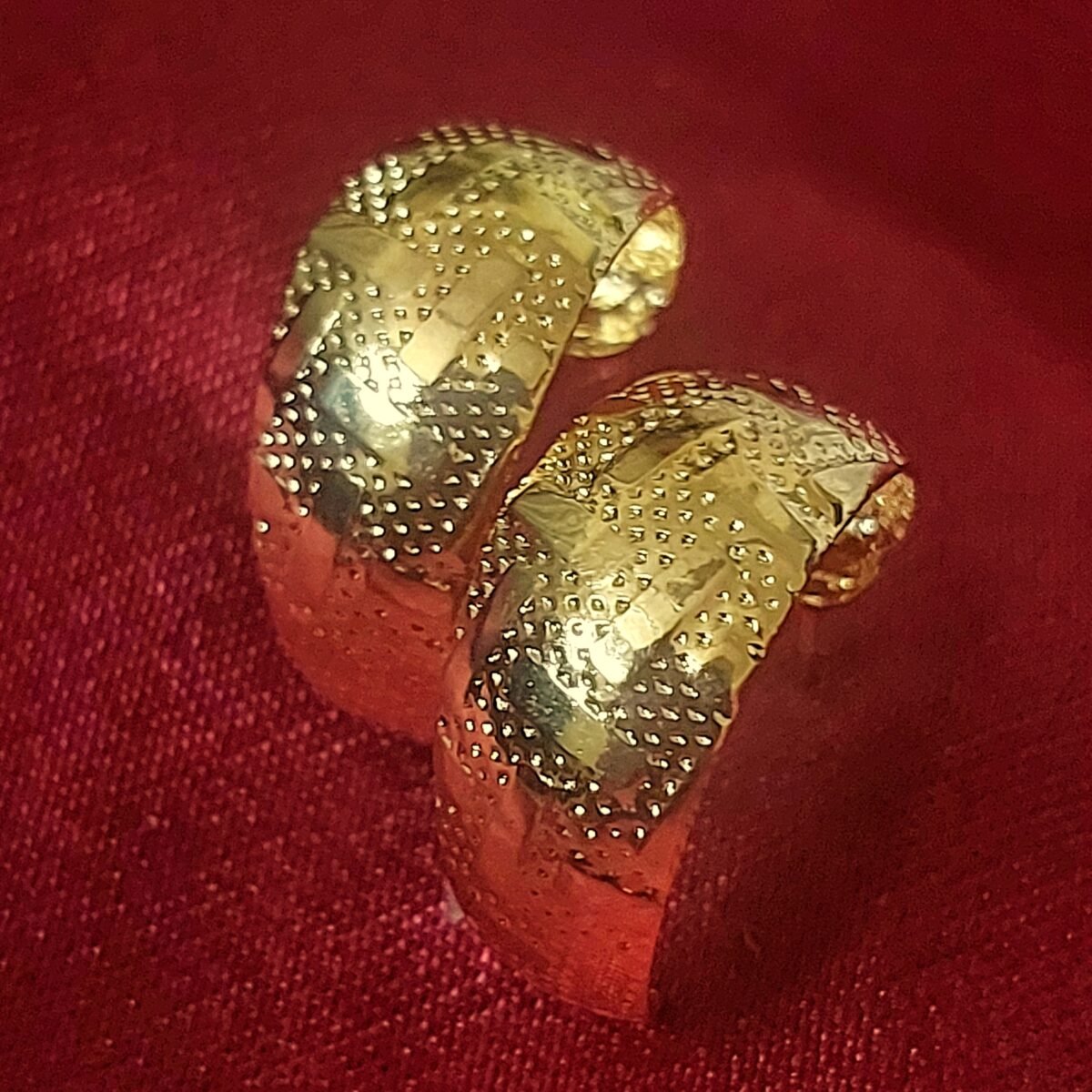 Golden Hoop Earring - Image 1