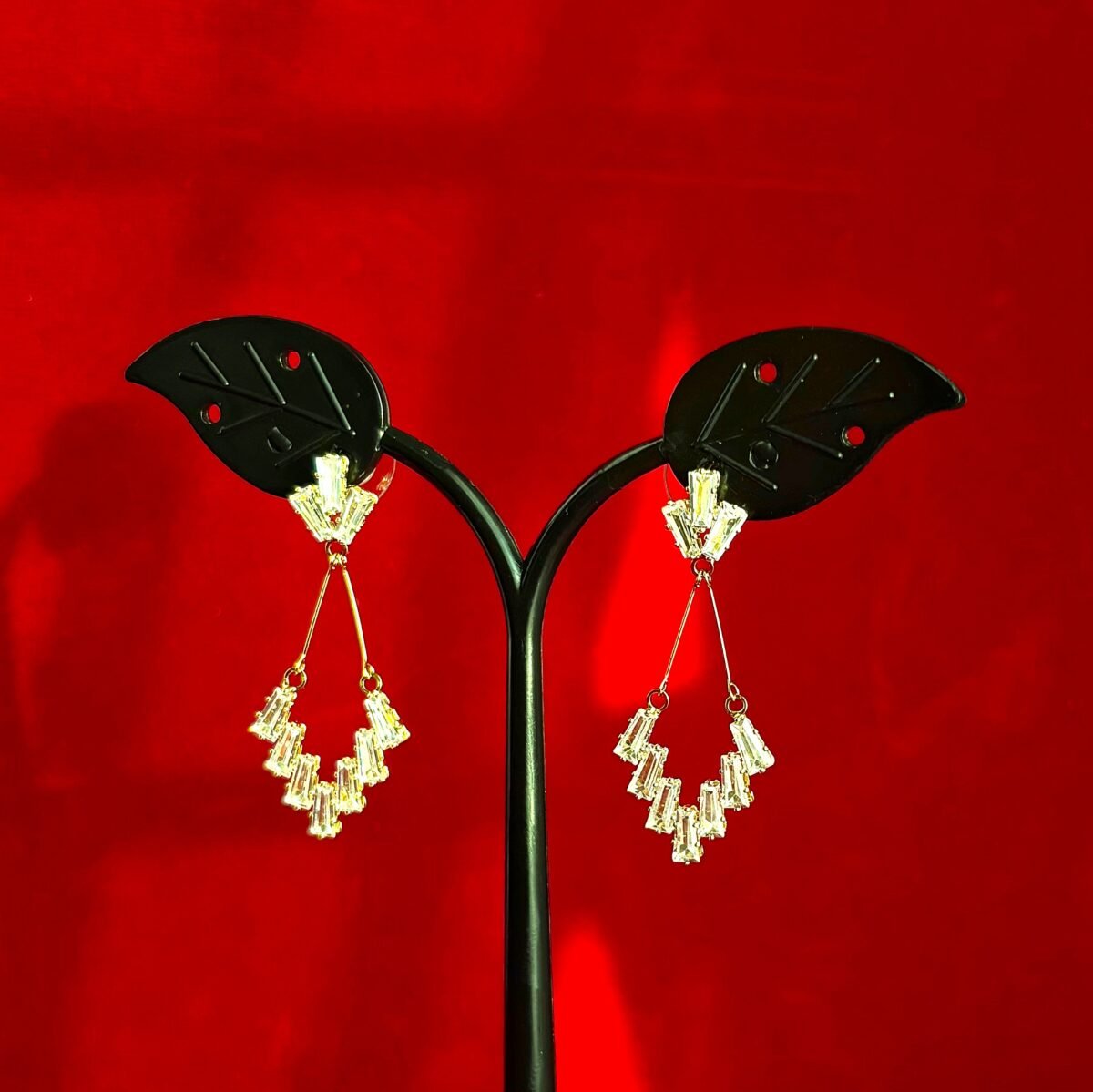Sparkle Drop Earrings - Image 3